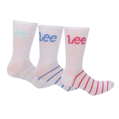 Lee - Sportsocken für Damen (3er-Pack) (Weiß)