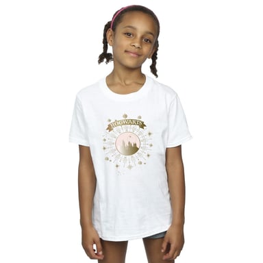 Harry Potter - "Hogwarts" T-Shirt für Mädchen (Weiß)