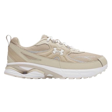 Under Armour - "Apparition Tech" Logo Sneaker für Damen, Leder (Braun)