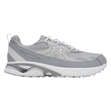 Under Armour - "Apparition Tech" Logo Sneaker für Damen, Leder (Frostgrau)
