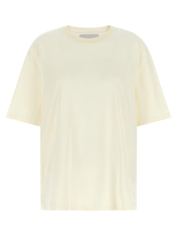 Ami Paris Weißes Baumwoll-T-Shirt
