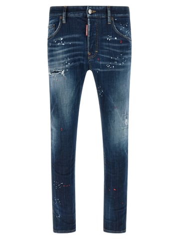 Dsquared² Blaue Baumwolljeans Denim