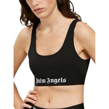Palm Angels - Sport-BH für Damen (Schwarz/Weiß)