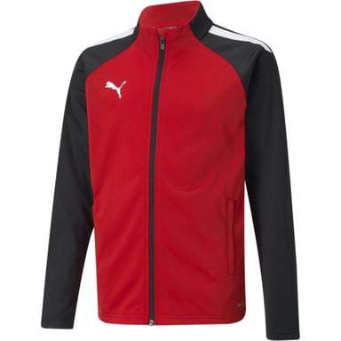 Puma - "Team Liga" Trainingsjacke für Kinder, Training (Rot/Schwarz)