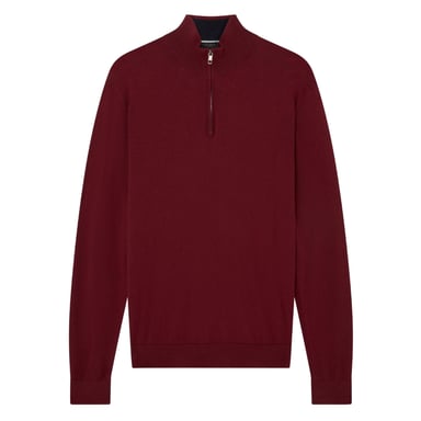 Ted Baker Artiss Core Maroon Half Zip
