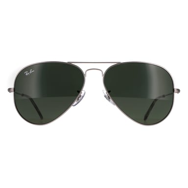 Ray-Ban Aviator RB3025 919031 Sonnenbrille in Sand, transparent, grau und grün