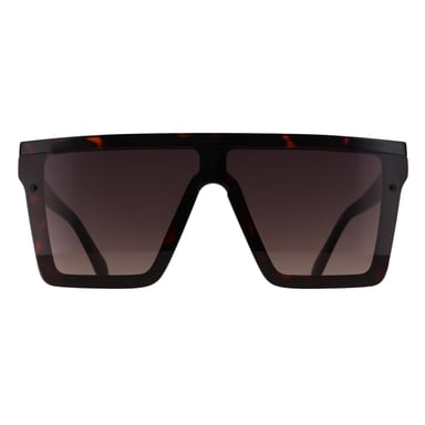 Quay Hindsight 81788 Sonnenbrille in Schildpatt, Rauchgrau und Taupe mit Farbverlauf
