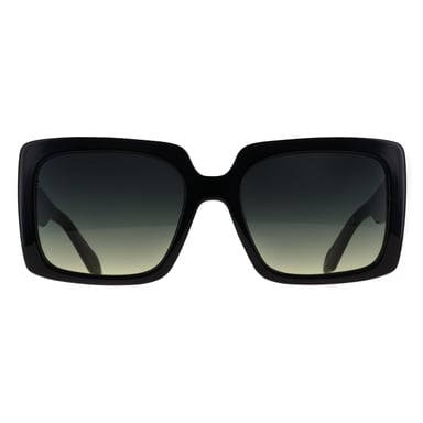 Quay Total Vibe 55796 Sonnenbrille in Schwarz-Rauch-Grün mit Farbverlauf