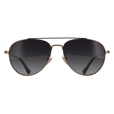 Police SPLP20E Origins Lite 8FFP – polarisierte Sonnenbrille in glänzendem Grau mit Gold-Rauch-Farbverlauf