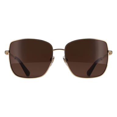 Burberry BE3158 110973 Sonnenbrille in Hellgold und Dunkelbraun