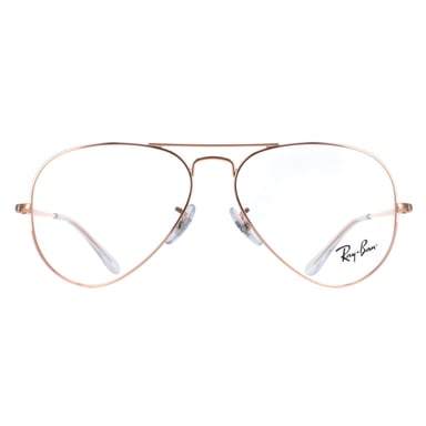 Ray-Ban RX6489 Aviator 3094 rose gold Brillengestell