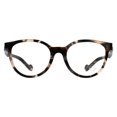Moncler ML5041 056 rosa und grau gefärbt havanna Brillengestell