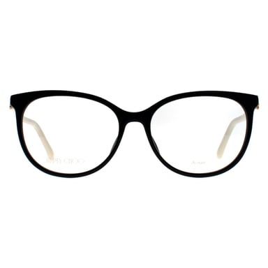 Jimmy Choo JC309 9HT Schwarz und Elfenbein Brillengestell