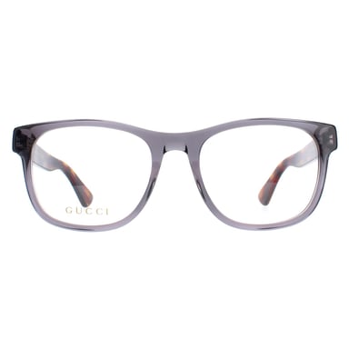 Gucci GG0004ON 004 montures de lunettes grises transparentes