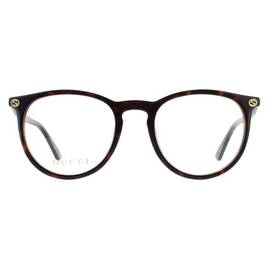 Gucci Montures de lunettes GG0027O 002 Havanna Femmes