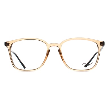 Ray-Ban RX7185 5940 hellbraunes Brillengestell