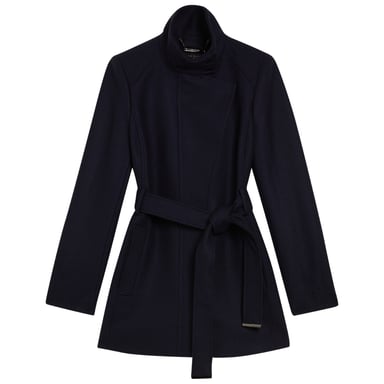 Ted Baker Icombis Kurzmantel Mit Stehkragen, Marineblau