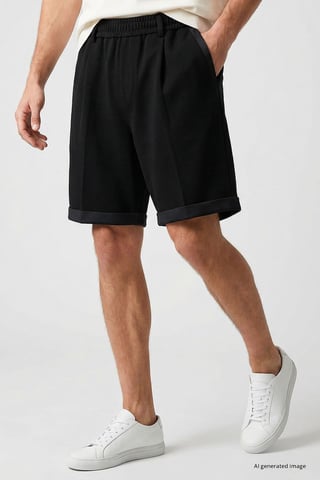 Men's Cotton-Polyester Shorts