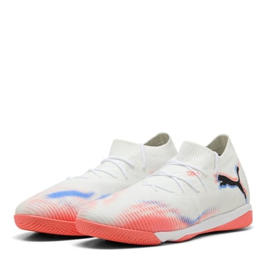 Puma - "Future 8 Match" Hallenfußballschuhe für Herren, Flach (Puma Weiß)