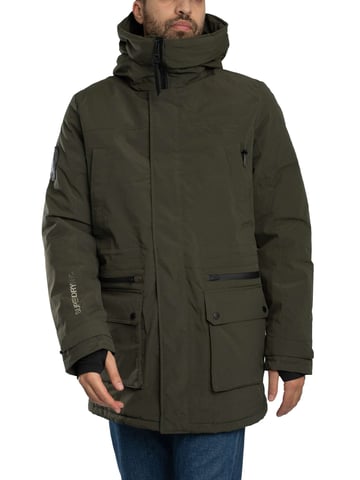 Superdry Gepolsterte City-Parka-Jacke, Grün