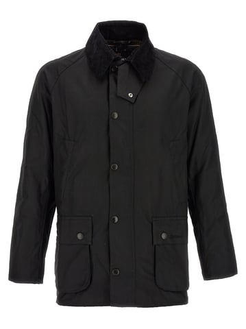 Barbour Ashby Wachsjacke, Schwarz