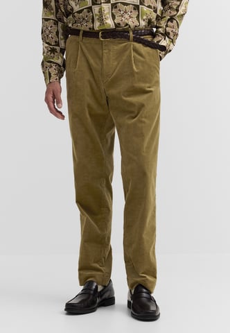 Bugatti Herren Bundfaltenhose Cord Stretch Italienischer Stoff