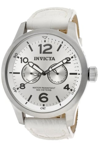 Invicta Specialty 12170 Herrenuhr - Quarzwerk - Edelstahl mit silbernem Zifferblatt - 48 mm
