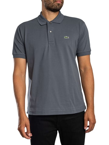 Lacoste Logo-Polo-Shirt, Grau