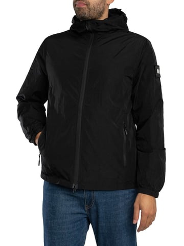 Weekend Offender Techniker-Gesichtsmaskenjacke, Schwarz