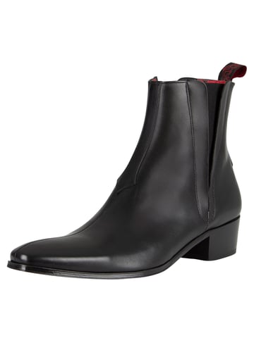Jeffery West Carlito Lederstiefel, Schwarz
