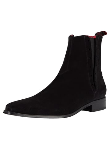 Jeffery West Wildlederstiefel, Schwarz