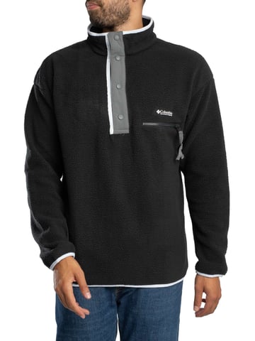 Columbia Helvetia II Half Snap Fleece, Schwarz