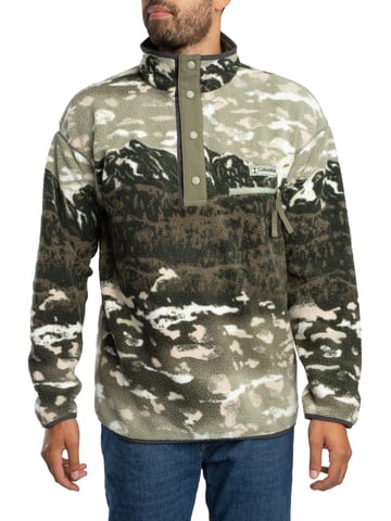 Columbia Helvetia II Fleece Mit Halblangem Druckknopf, Grün