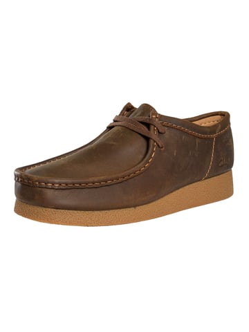 Clarks Wallabee EVO Lederschuhe, Braun
