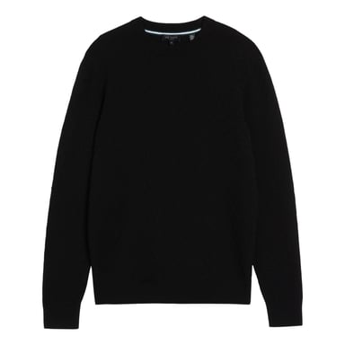 Ted Baker Lounge T Stitch Rundhalspullover, Schwarz
