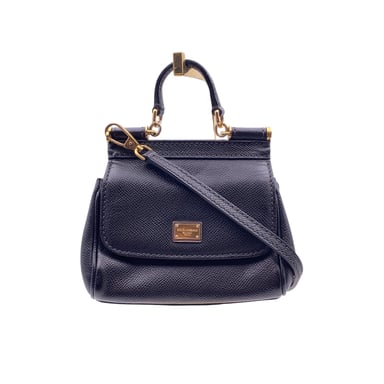 Dolce & Gabbana Leder-Umhängetasche Sizilien