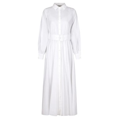 Ted Baker Ene Button Down Weißes Maxi-hemdkleid