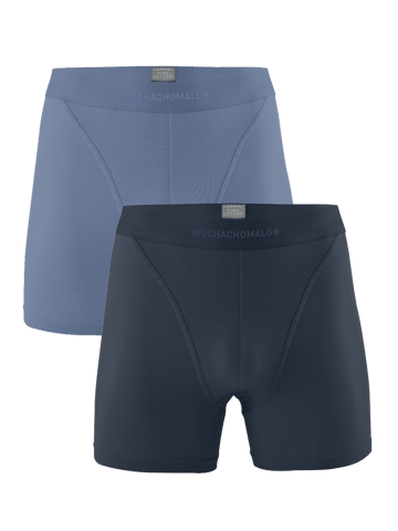 Muchachomalo Herren Pima Baumwolle Boxer Shorts - 2er Pack - Herren Unterwäsche