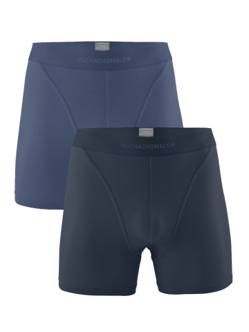 Muchachomalo Herren Pima Baumwolle Boxer Shorts - 2er Pack - Herren Unterwäsche