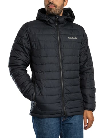 Columbia Powder Lite II Kapuzenjacke, Schwarz