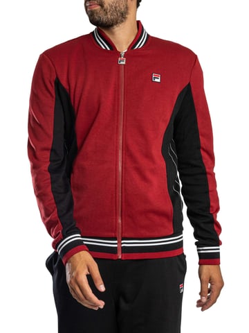 Fila Settanta Baseball Track Jacke, Rot