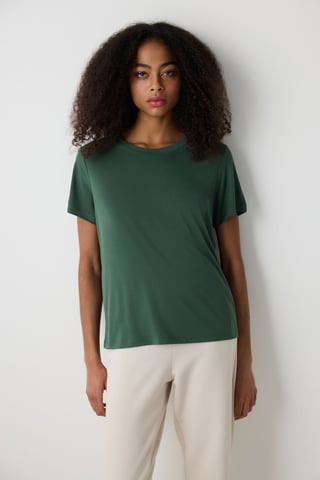 Penti Damen T-Shirt, Regular Fit, Rundhals - Khaki