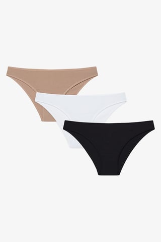 Mittelhohe Baumwoll-Jersey-Herrenunterwäsche, 3er-Pack