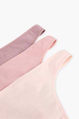 3er-Pack Baumwolle-Elasthan Mid-Waist String