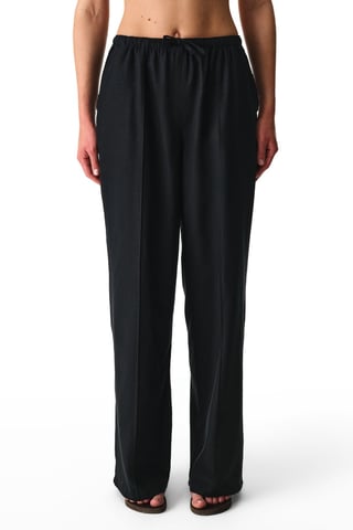 Damen Leinen-Viskose Weite Sweatpants