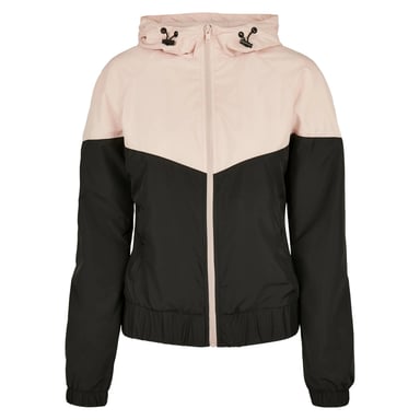 Urban Classics - "Arrow" Windjacke für Damen (Hellrosa/Schwarz)