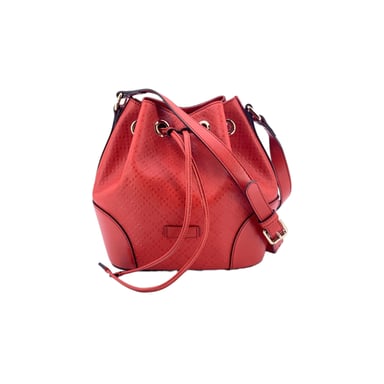 Gucci Lederschultertasche mit funkelnden Strasssteinen