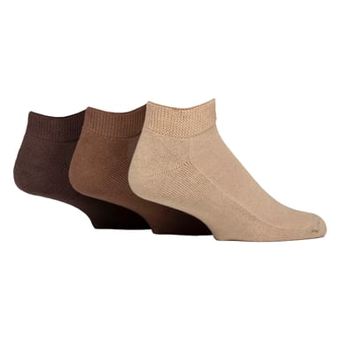 3er-Pack Unisex Bambus Diabetes-Trainersocken Weich Atmungsaktiv Sanfter Sitz Alltag