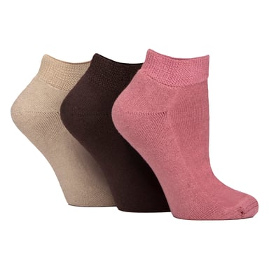 3er Pack Unisex Bambus Diabetiker Socken Weich Atmungsaktiv Sanfte Passform Alltag