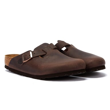 Birkenstock Boston Geöltes Nubukleder Unisex Clogs